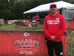 Cody Heffelfinger at Chiefs Training Camp