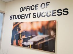 The entrance to the office of Student Success