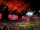 The scene from the Tampa Bay Stadium after winning Superbowl LV